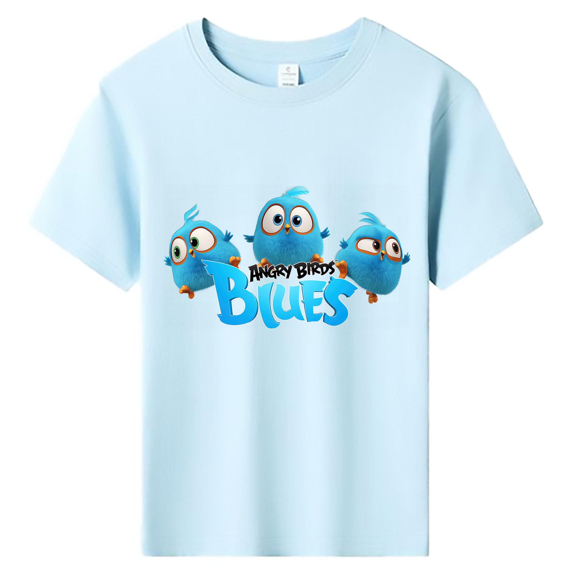 （画像用） Angry Birds アングリーバード 綿100％キッズTシャツ（フロントプリント）